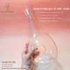  Decanter Bầu Dục Lỗ Tròn 1200ml 