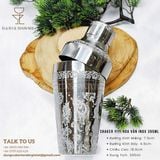  Shaker Yiyi Hoa Văn Inox 395ml 