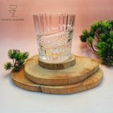  Ly Tumbler Rock Hoa Văn Chiếc Lá K168A 