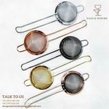  Fine Strainer Dirty Copper 8Cm / Vợt Lược Cocktail Màu Đồng Cổ 8Cm 