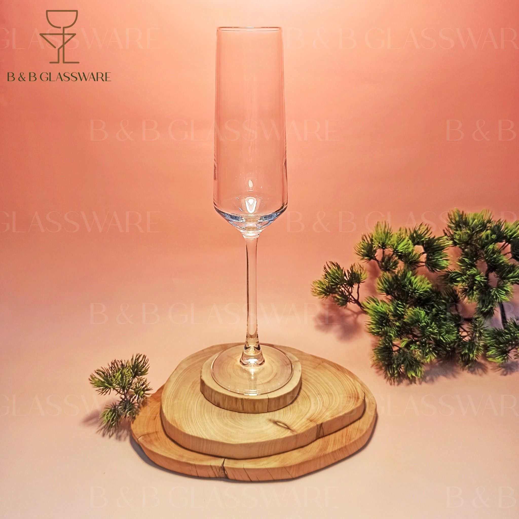  Ly Champagne Kiểu Vuông 185ml 