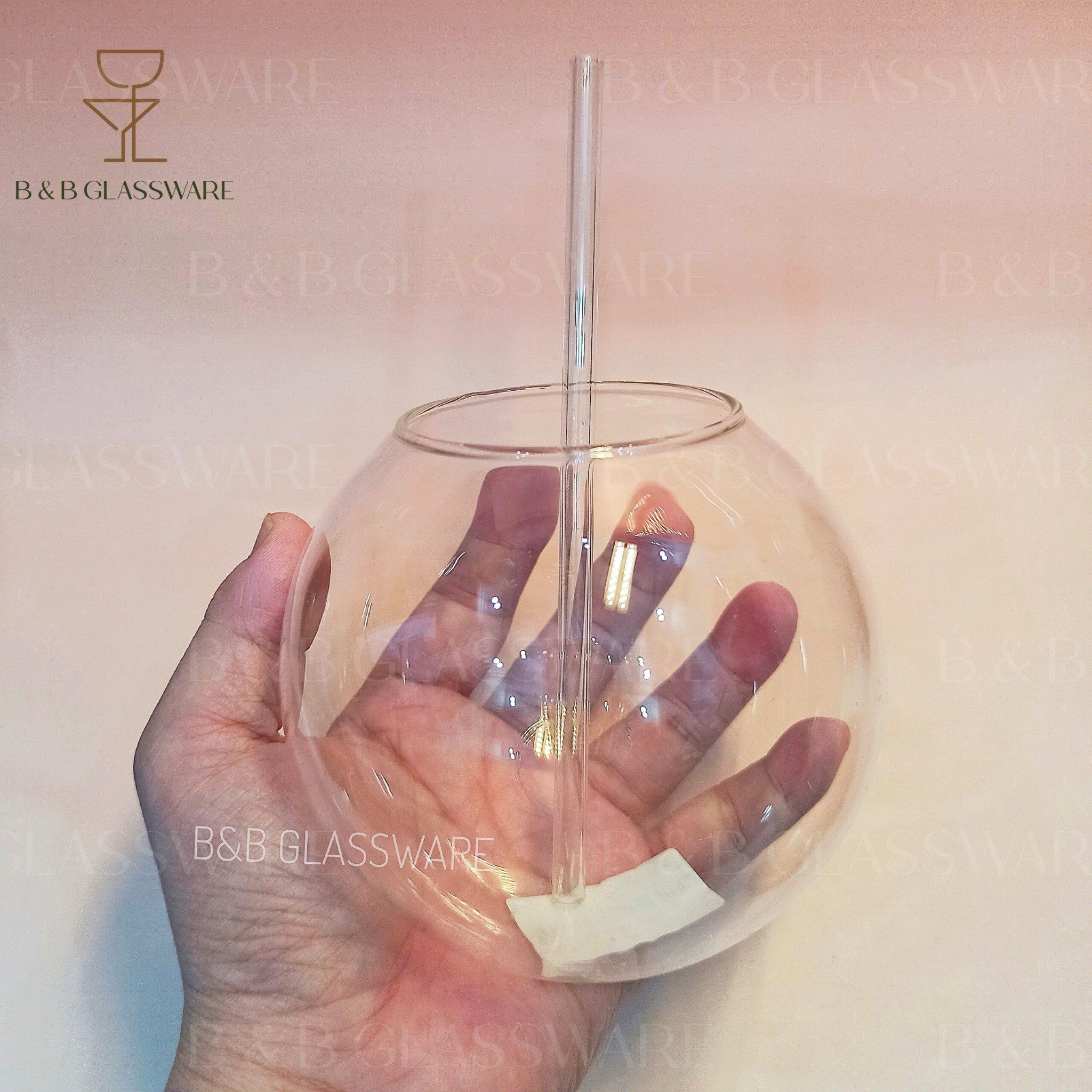  Ly Cocktail Hình Cầu Có Giá Gỗ Suzu 