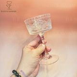  Ly Coupe Hoa Văn Chữ Thập 135ml 