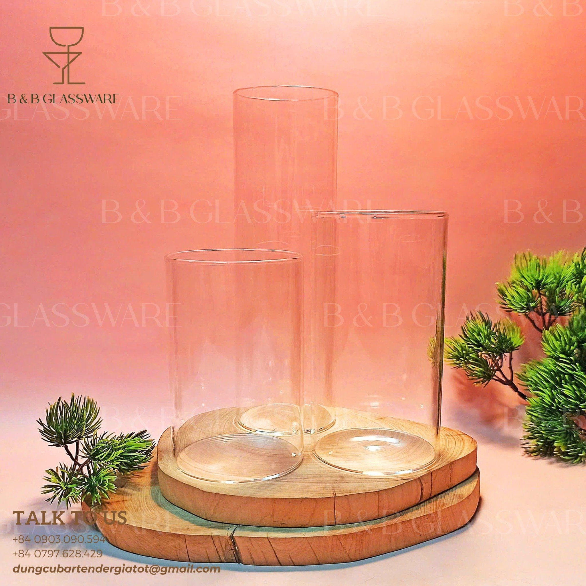  Ly Highball Không Đáy Dày Vừa 360ml 
