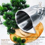  Ly Mixing 2 Lớp Cocktail Inox Nhám 