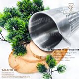  Ly Mixing Inox 2 Lớp Disco Nhám 