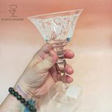  Ly Retro Martini Hoa Văn 115ml 