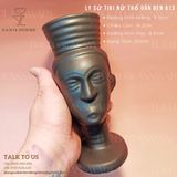  Ly Sứ Tiki Nữ Thổ Dân - Đen A13 