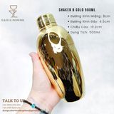  Shaker B Gold 500ml 