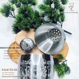  Shaker B Hoa Văn Inox 