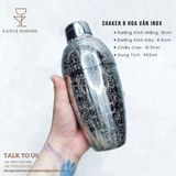 Shaker B Hoa Văn Inox 