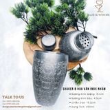 Shaker B Hoa Văn Inox Nhám 