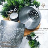  Shaker B Hoa Văn Inox Nhám 