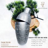  Shaker B Hoa Văn Inox Nhám 