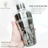  Shaker Yiyi Hoa Văn Inox 395ml 