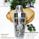  Shaker Yiyi Hoa Văn Inox 395ml 