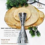  Smart Jigger Hoa Văn Chiếc Lá 