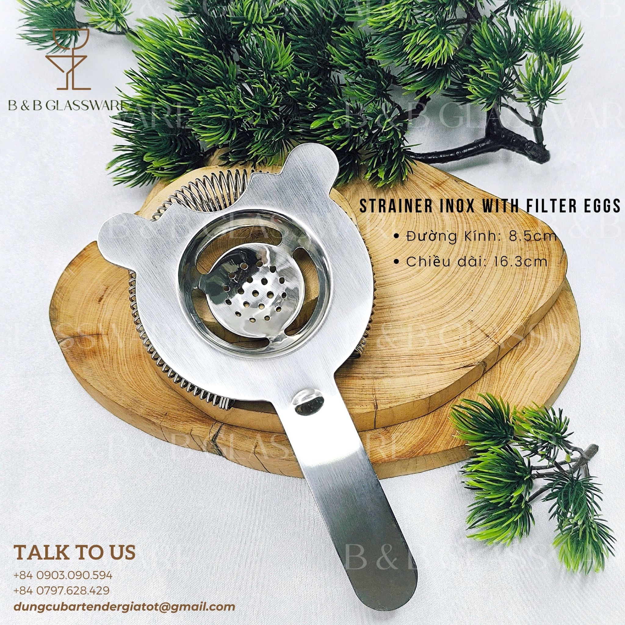  Strainer Inox With Filter Eggs 