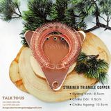  Lược Đá Tam Giác Màu Đồng / Strainer Triangle Copper 