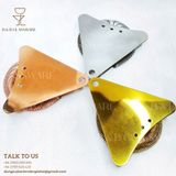  Lược Đá Tam Giác Màu Inox / Strainer Triangle Inox 