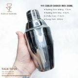  Yiyi Cobler Shaker Inox 350ml 