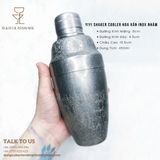  YiYi Cobler Shaker Hoa Văn Inox Nhám 