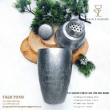  YiYi Cobler Shaker Hoa Văn Inox Nhám 