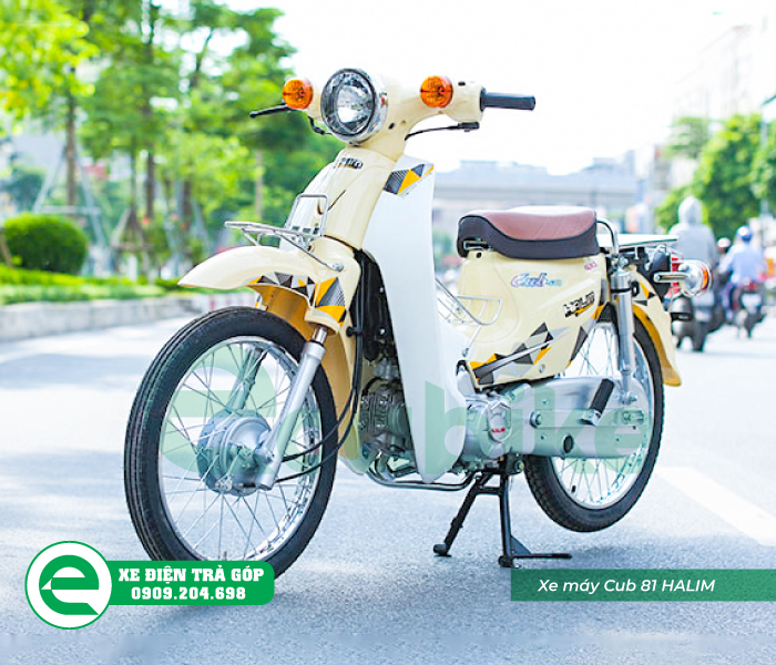 Xe Máy 50cc Cub 81 Minion TAYA MOTOR XM81MT  Trắng  Xe 50cc