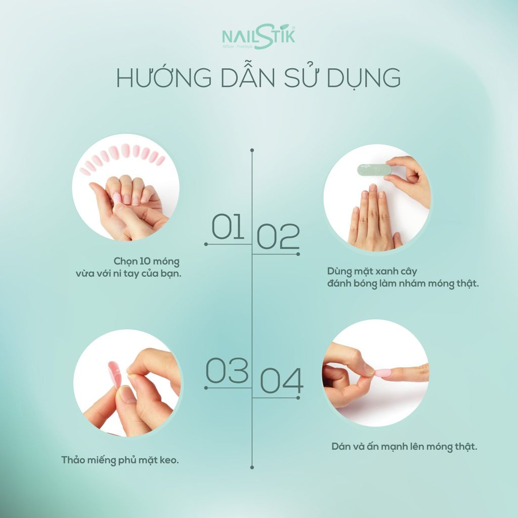 Móng Dán NailStik NST2DV076DCF