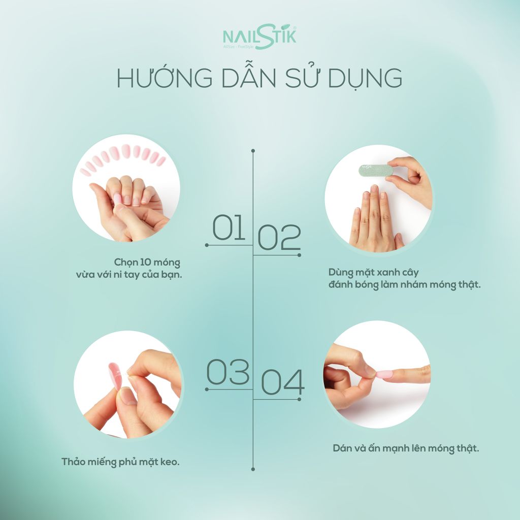 Móng Dán NailStik NST2DV157DBF