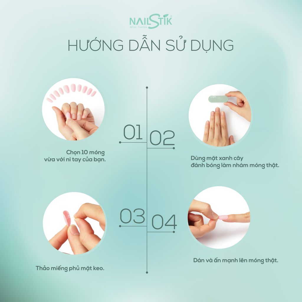 Móng Dán NailStik NST2PV070DBF