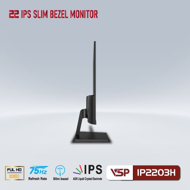 Màn hình VSP IP2203H (21.45 INCH/FHD/IPS/75HZ/5MS/BLACK)