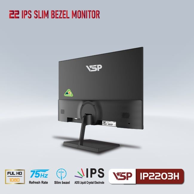 Màn hình VSP IP2203H (21.45 INCH/FHD/IPS/75HZ/5MS/BLACK)