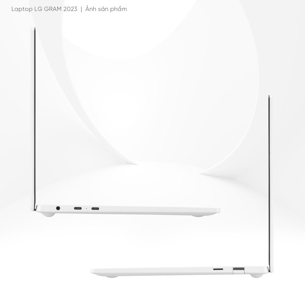 Laptop LG Gram 2023 Ultra Slim 16Z90RS-G.AH54A5 (Core i5 1340P/ 16GB/ 512GB SSD/ Intel Iris Xe Graphics/ 16.0inch WQHD/ Windows 11 Home/ White)