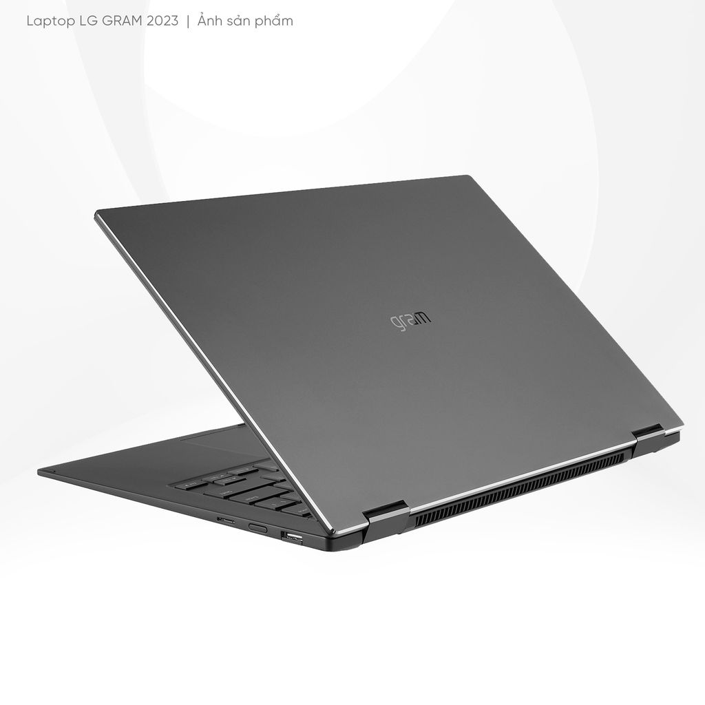 Laptop LG Gram 2023 2 in1 14T90R-G.AH55A5 (Core i5 1340P/ 16GB/ 512GB SSD/ Intel Iris Xe Graphics/ 14.0inch WUXGA Touch/ Windows 11 Home/ Black)