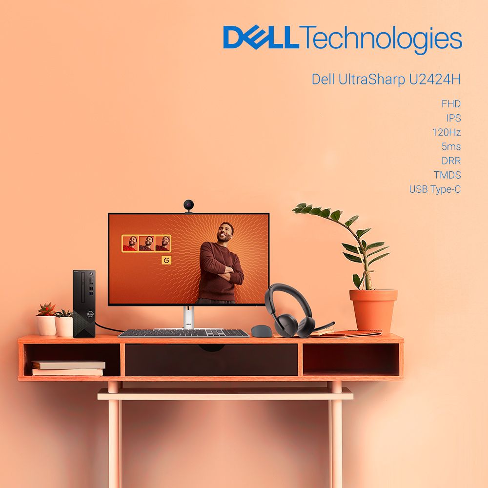 Màn Hình Dell UltraSharp U2424H (23.8 inch - FHD - IPS - 120Hz - 5ms - DRR - TMDS - USB TypeC)