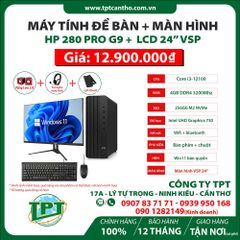 Máy tính để bàn HP 280 Pro G9 SFF 72K89PA + Màn hình VSP 24inch