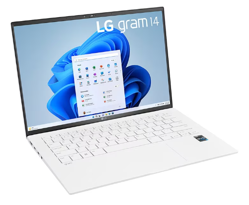 Laptop LG Gram 2023 14ZD90R-G.AX51A5 (Core i5 1340P/ 8GB/ 256GB SSD/ Intel Iris Xe Graphics/ 14.0inch WUXGA/ NoOS/ White)