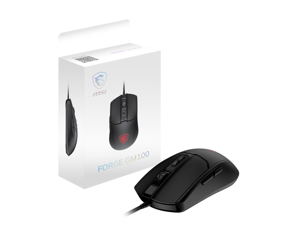 Chuột gaming có dây MSI FORGE GM100(Màu đen)