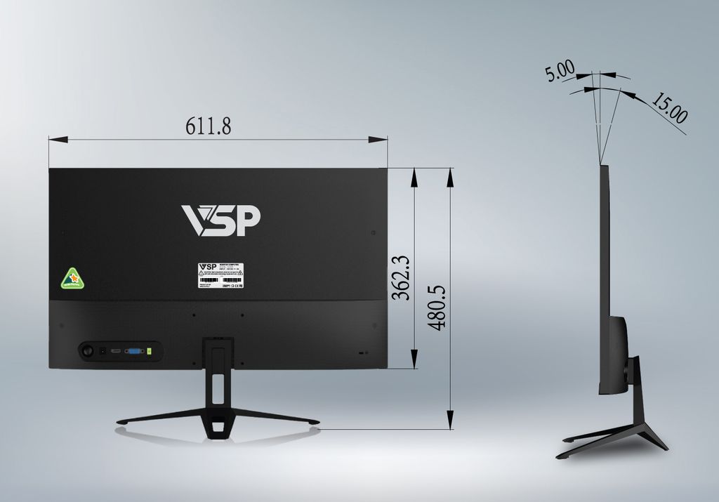 Màn hình LCD 27 inch VSP IP2702S FHD IPS 75Hz Gaming - tràn viền