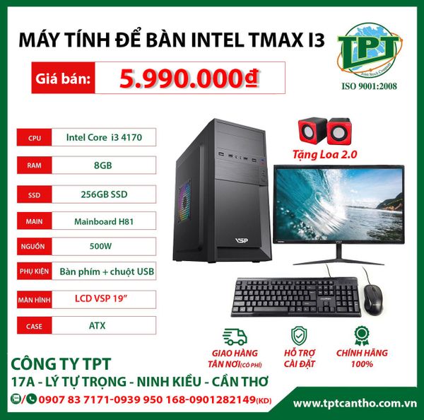 Máy tính để bàn Tmax i3