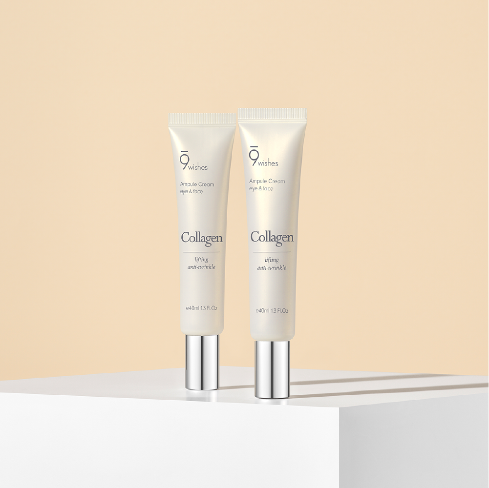  9 Wishes Kem dưỡng Collagen Ampule Eye & Face Cream 40ml 