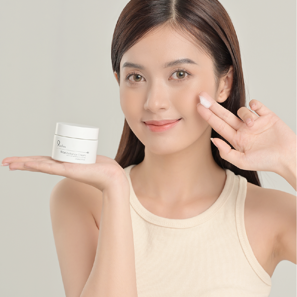  9 Wishes Kem dưỡng Rice Radiance Cream 50ml 