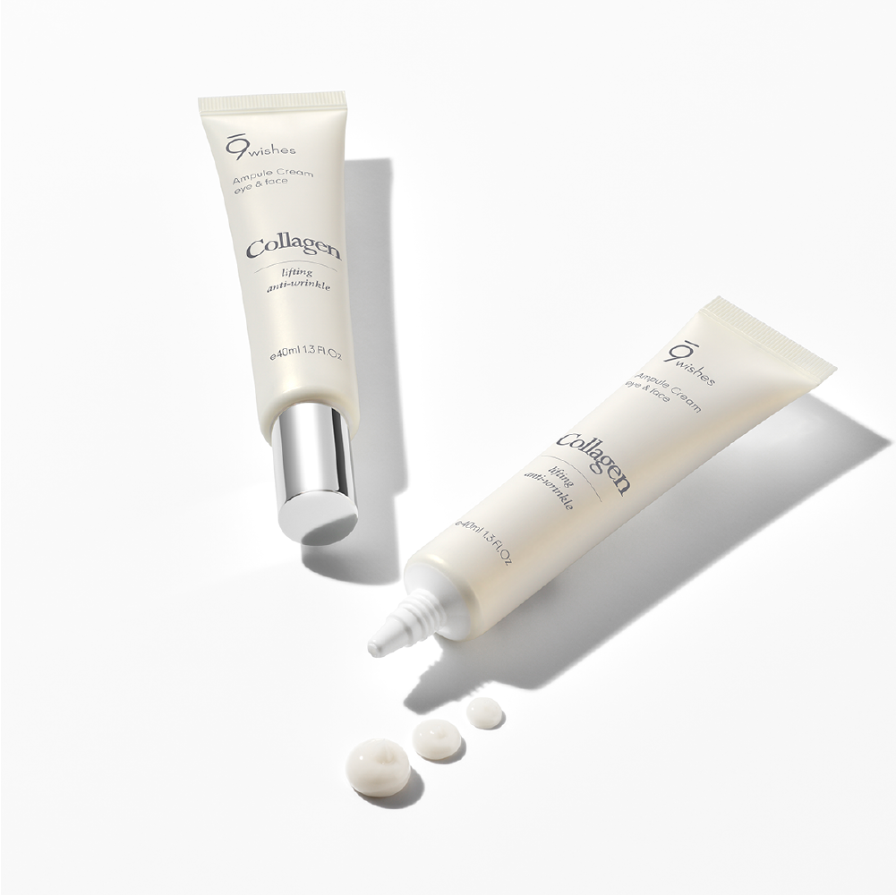  9 Wishes Kem dưỡng Collagen Ampule Eye & Face Cream 40ml 