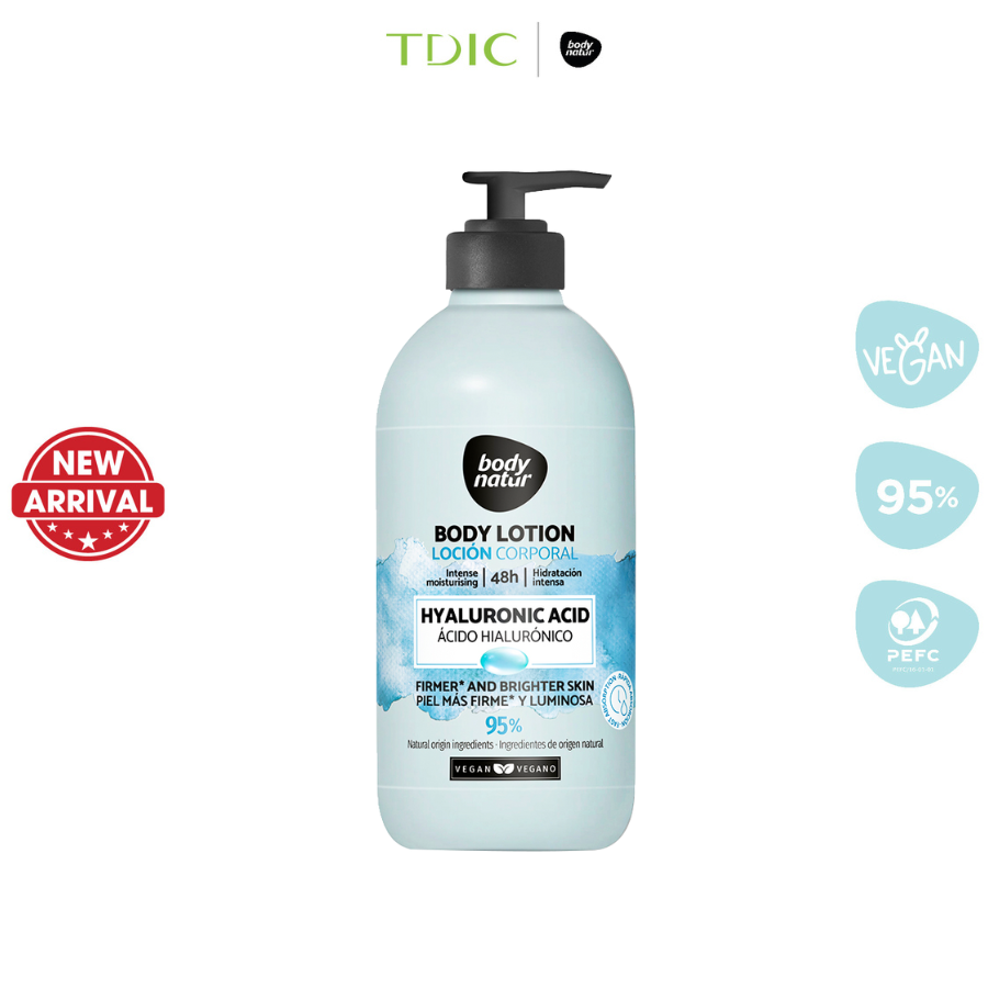  Sữa dưỡng thể Body Natur Body Lotion Hyaluronic Acid Firmer And Brighter Skin 275ml 