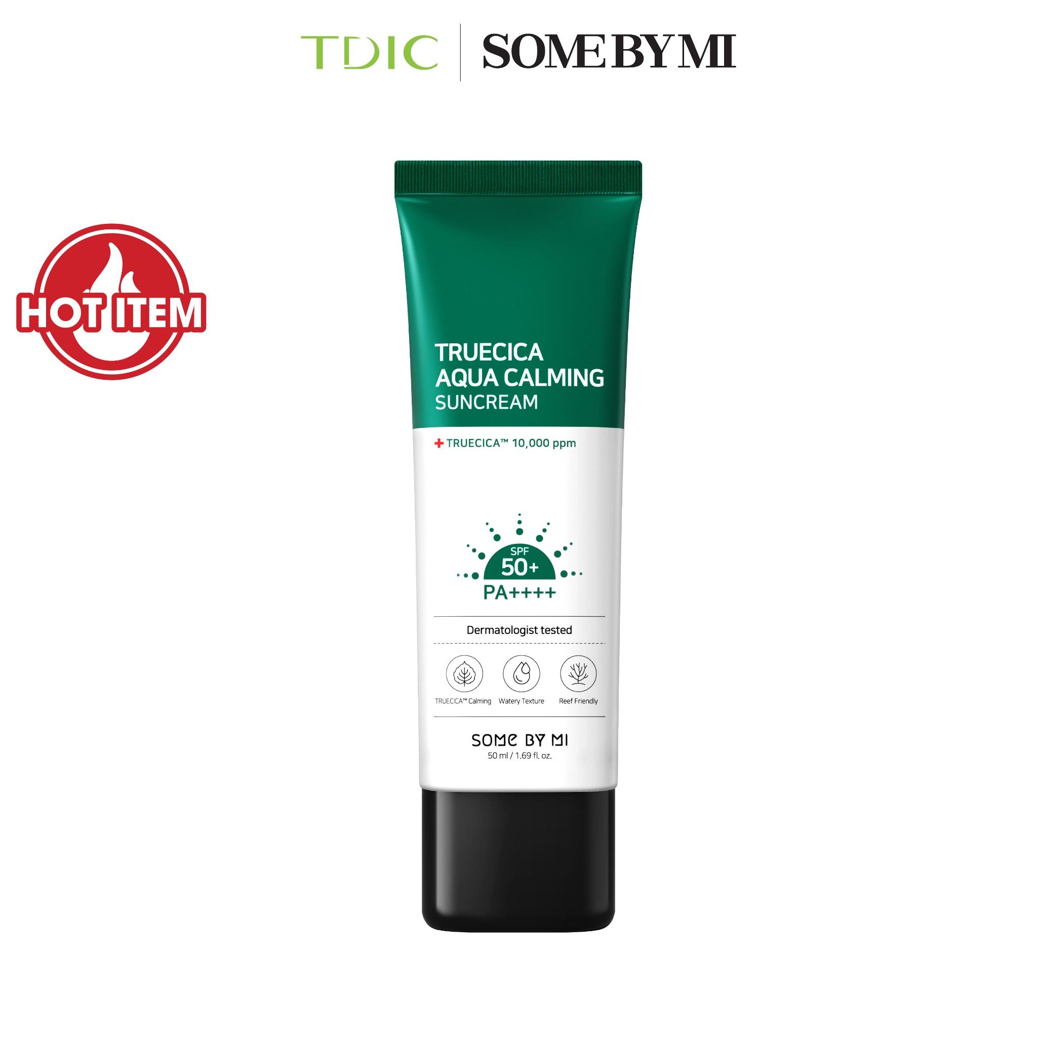  Some By Mi Kem chống nắng Truecica Aqua Calming Suncream 50ml 