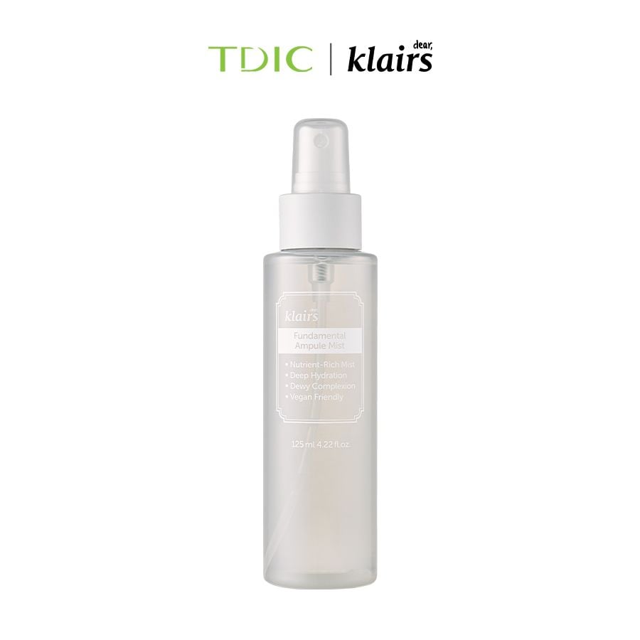  Dear, Klairs Xịt khoáng Fundamental Ampoule Mist 125ml 
