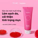  Sữa Rửa Mặt BEPLAIN Sạch Sâu Ngừa Mụn Pink Salt AHA BHA Cleansing Foam 120ml 