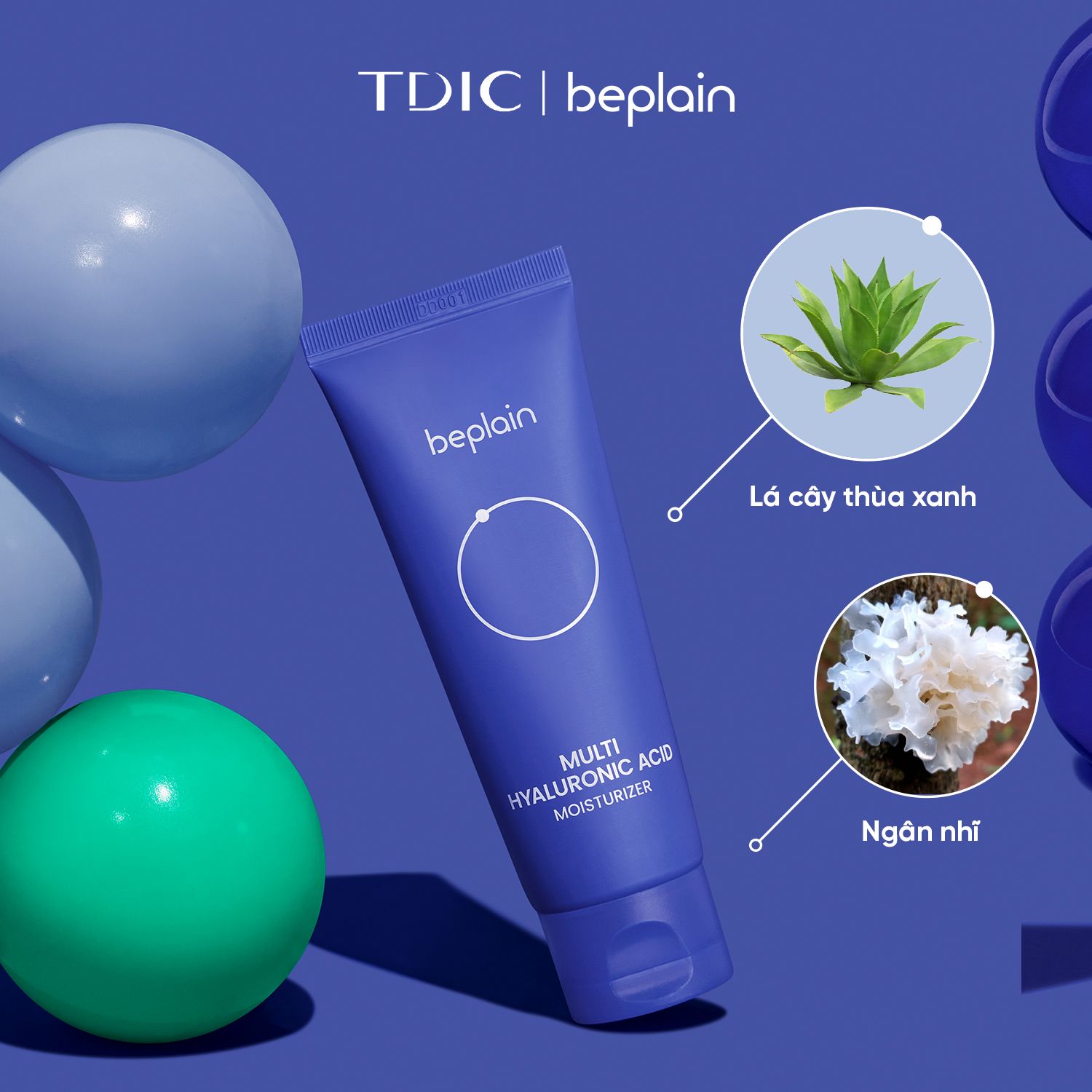  Kem Dưỡng Da Cấp Ẩm Sau BEPLAIN Multi Hyaluronic Acid Moisturizer 70ml 