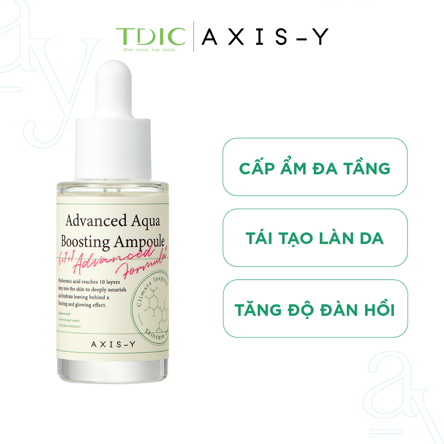  AXIS-Y Tinh chất Advanced Aqua Boosting Ampoule 30ml 